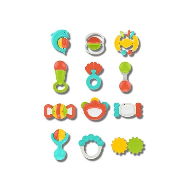 هوانجر - مجموعة الخشخيشات للأطفال حديثي الولادة 8 قطع