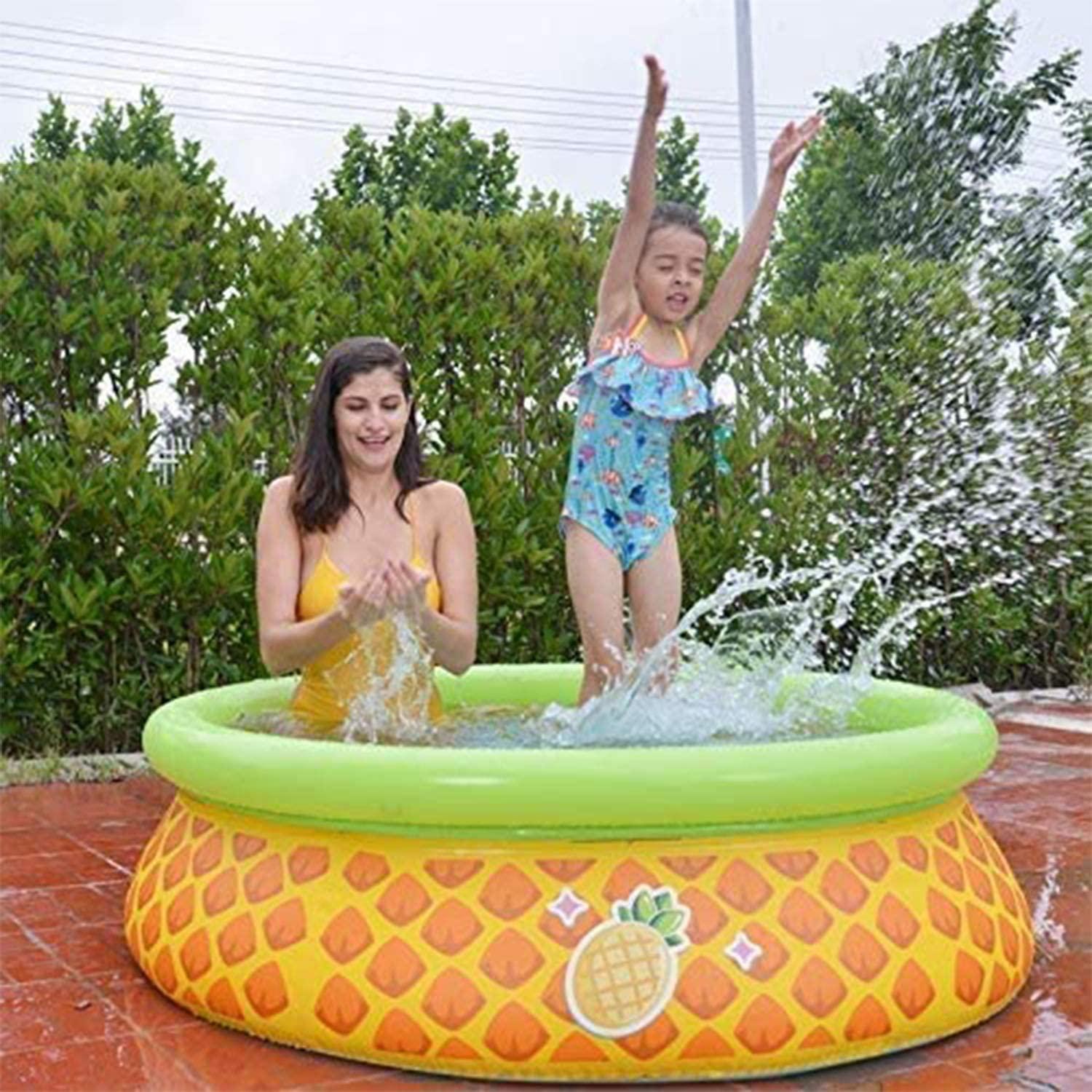Sun Club Inflatable 3D Pineapple Swimming Pool