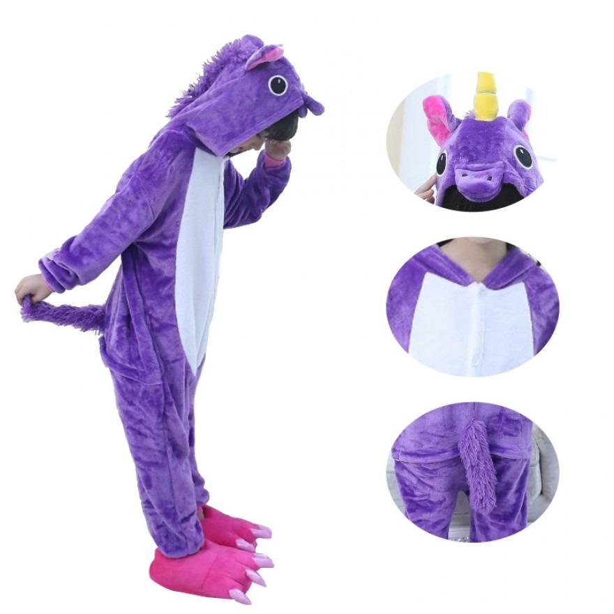 Unicorn Overall Purple - 110 cm