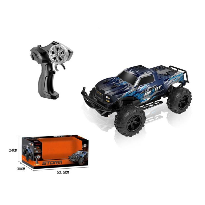 Syrcar 1:8 Remote Control Storm Off Road Beast Car - Blue