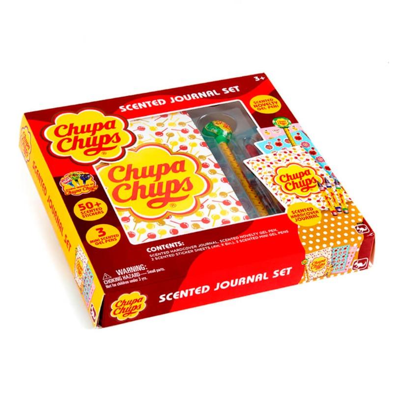 Chupa Chups Scented Journal And Bobble Head Pen set