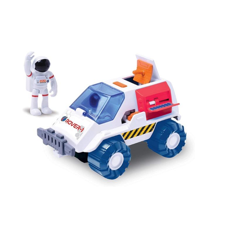 مركبة استكشاف الفضاء مع شكل رائد فضاء