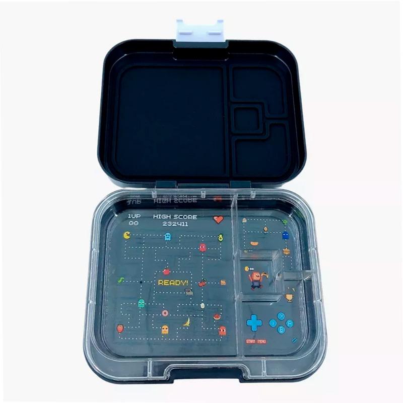 تايني وييل بينتو بوكس - صندوق الغداء أركيد 4 أقسام - أسود