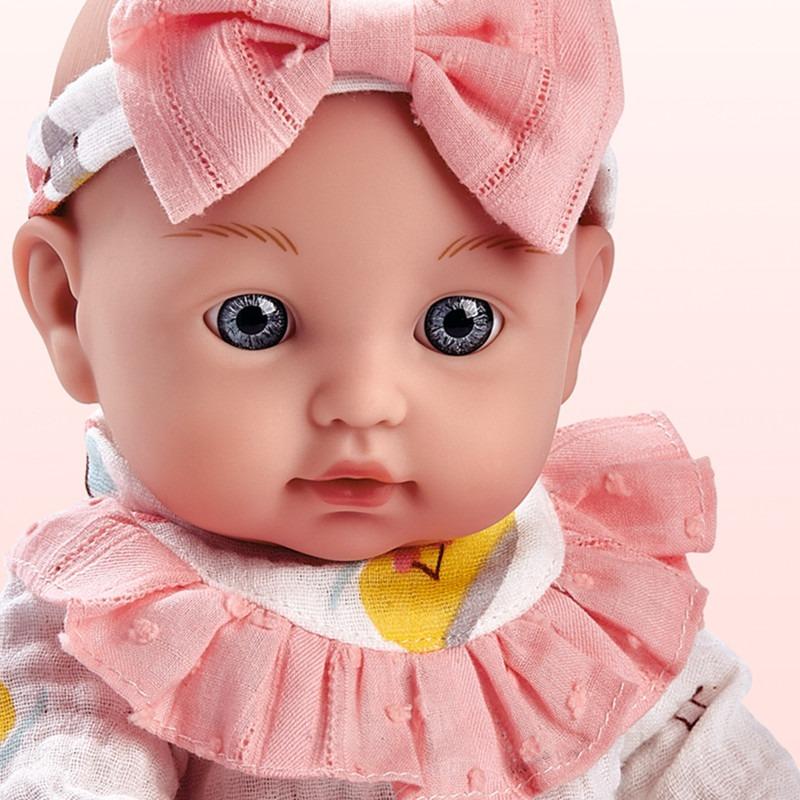 Wander Long 12cm Toddler Doll With Pink Hair Bow