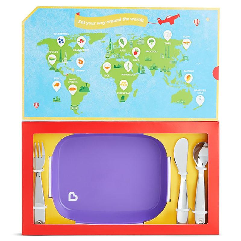 Munchkin - Food Adventure Splash Gift Set - Purple