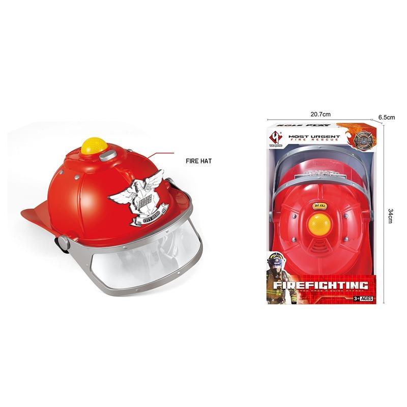 خوذة الاطفاء لون أحمر