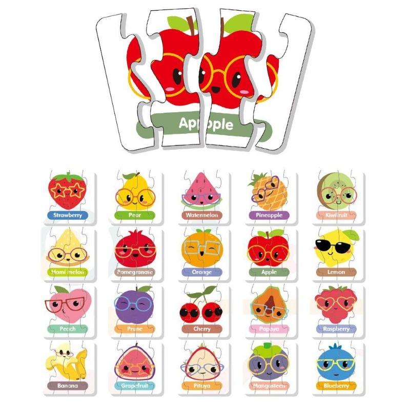 Little Story 20 in 1 Fruits Matching Educational Puzzle