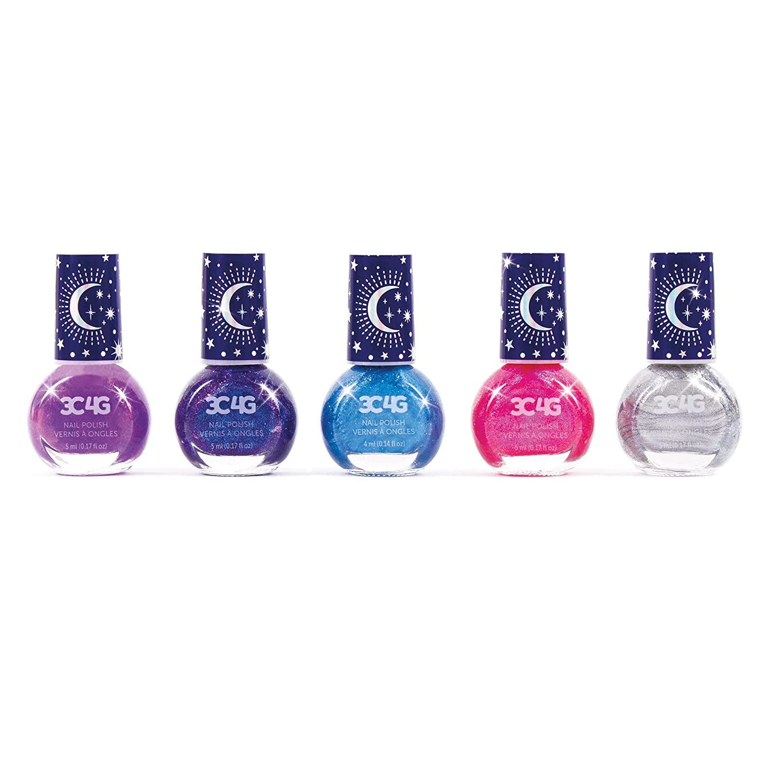 مجموعة عبوات طلاء الأظافر هيكساجون - 5 قطع