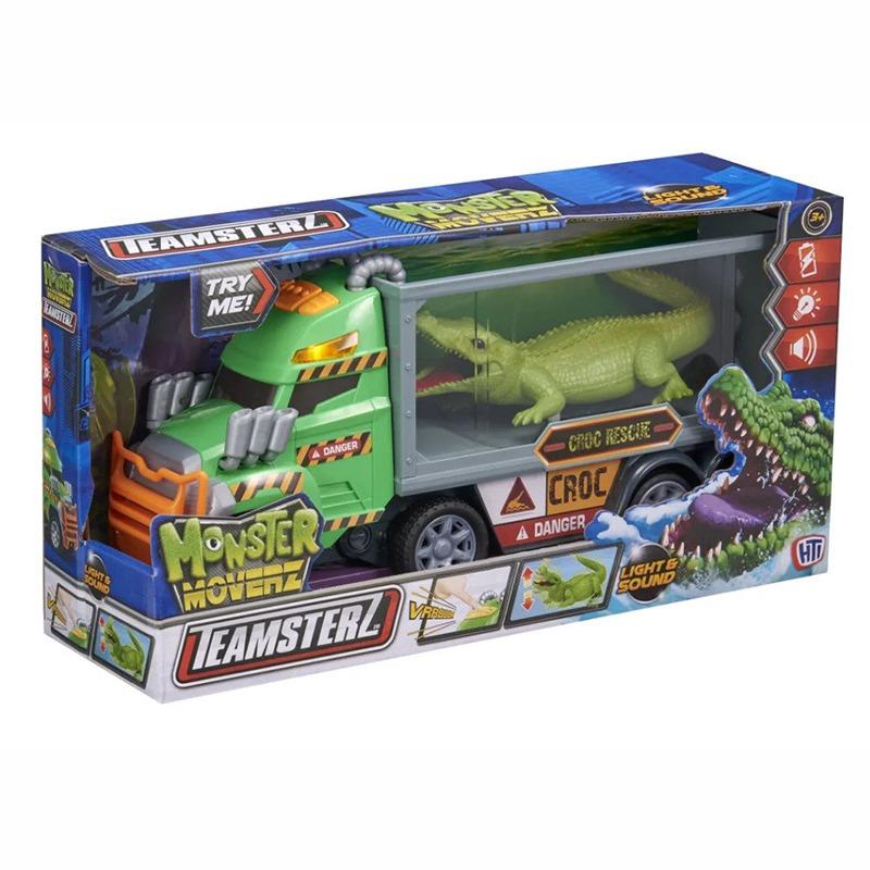 تيمسترز - شاحنة مونستر موفرز مع تمساح بأضواء وأصوات