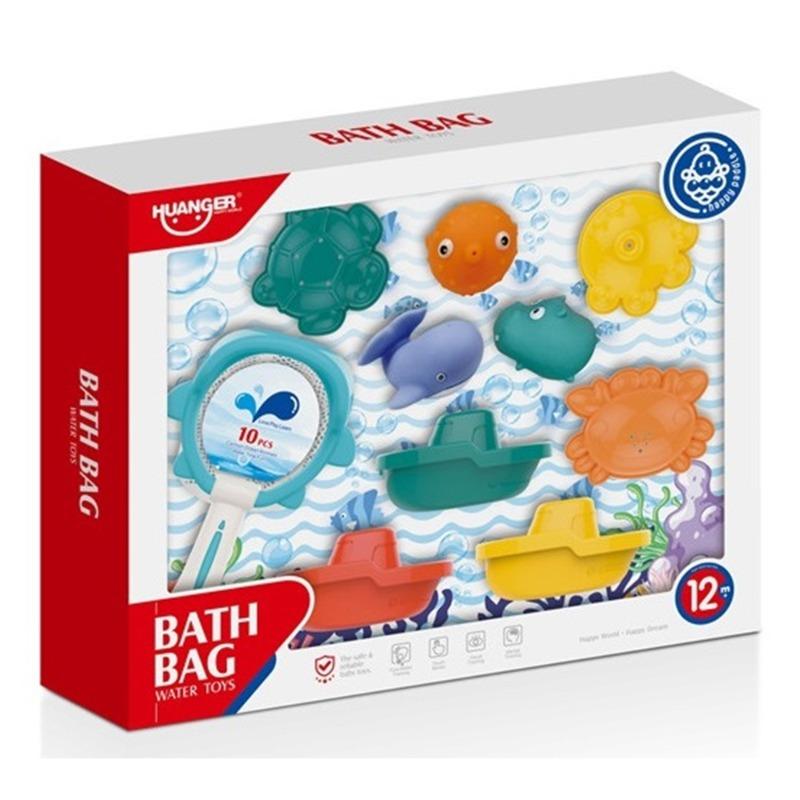 مجموعة ألعاب الاستحمام للأطفال - 10 قطع