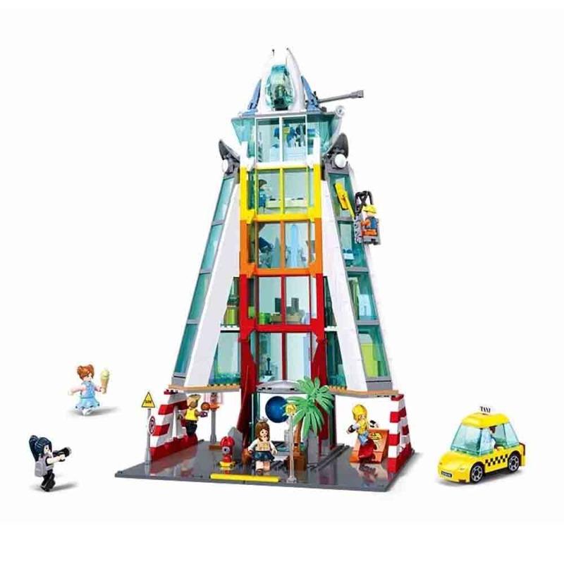Sluban Metropolis Space Youth Activity Center Building Set