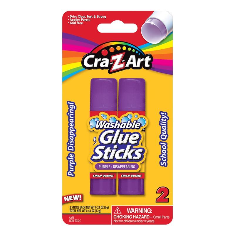 Cra-Z-Art Purple Disappearing Glue Sticks