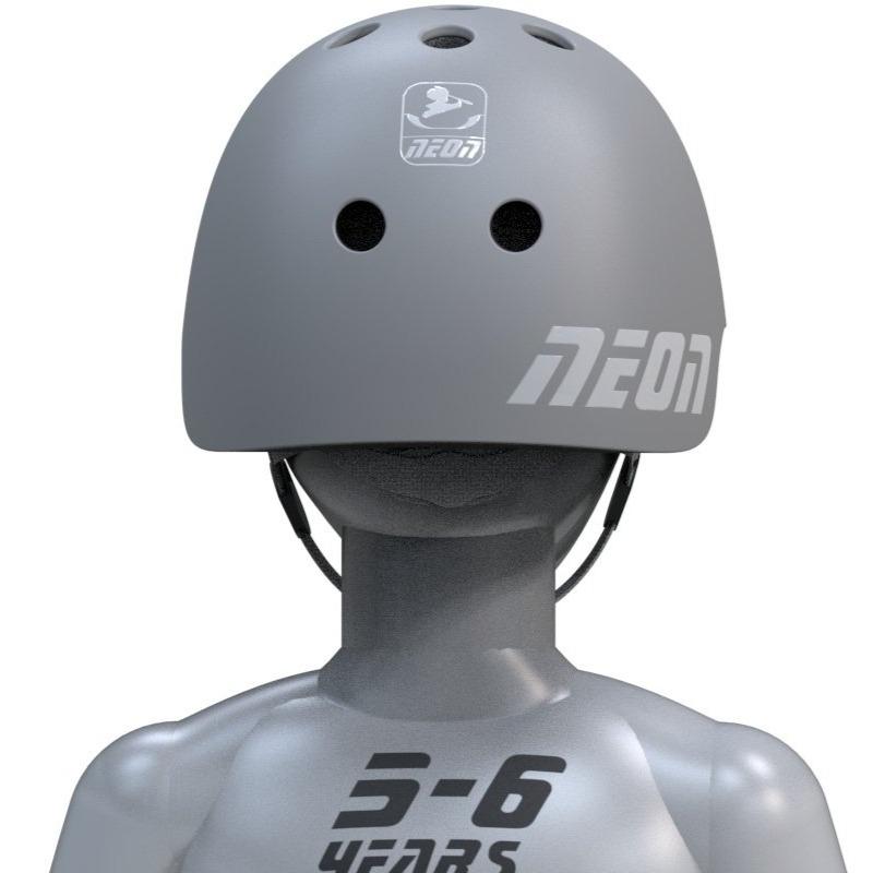 واي فلوشن - خوذة حماية نيون لون رمادي