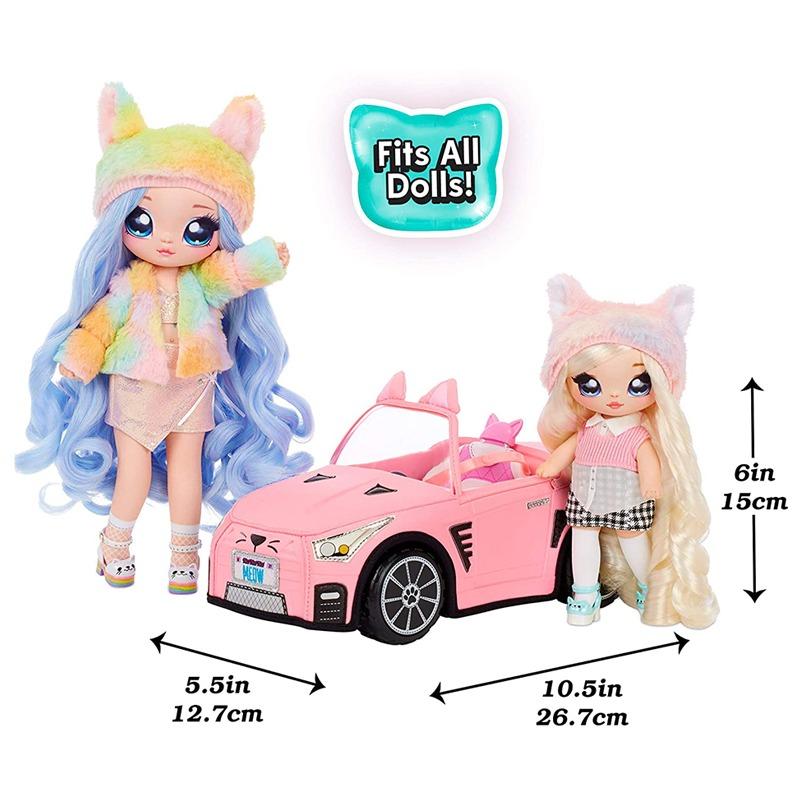 Na Na Na Surprise Pink Soft Plush Convertible Car