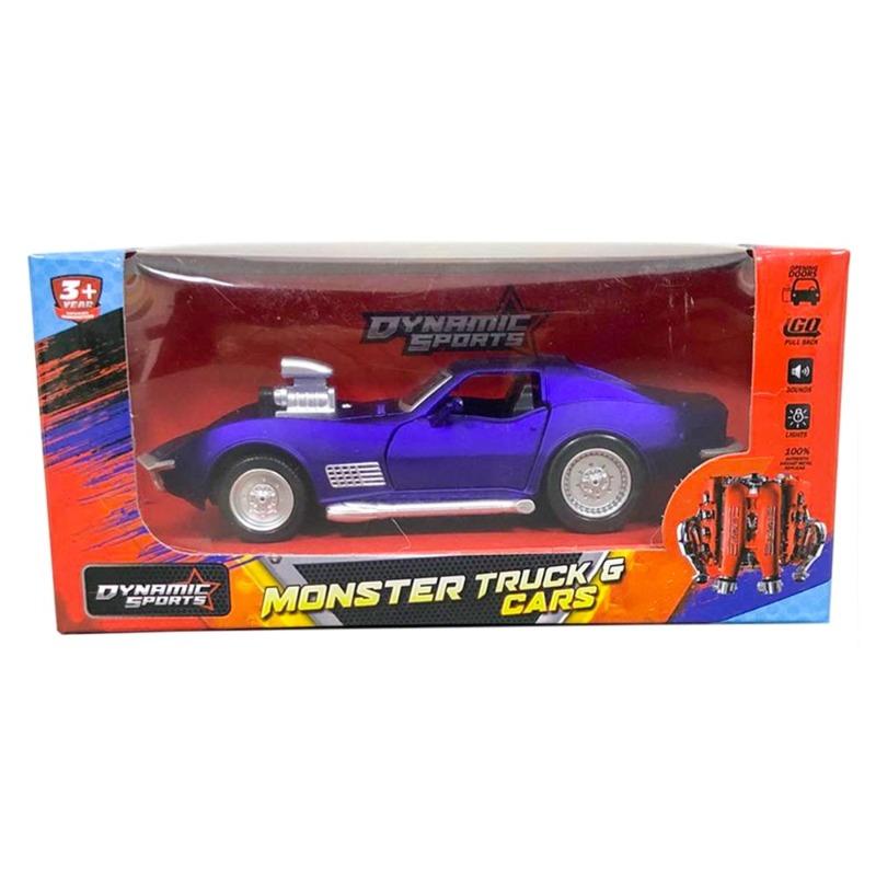 Dynamic Sports 1:36 Light And Sound Diecast American Muscle Cars