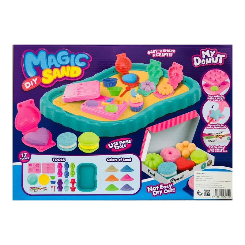 Magic Sand Diy My Donut Play Set