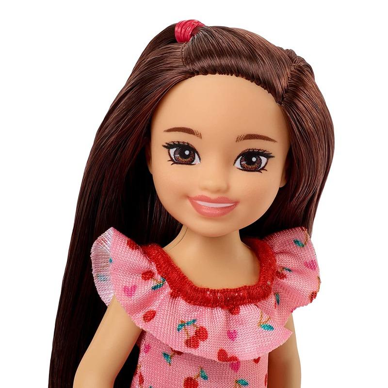 Barbie Club Chelsea Doll Cherry print dress
