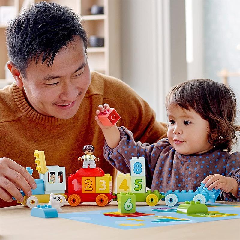 ليجو دوبلو - كتل بناء قطار الأرقام التعليمية