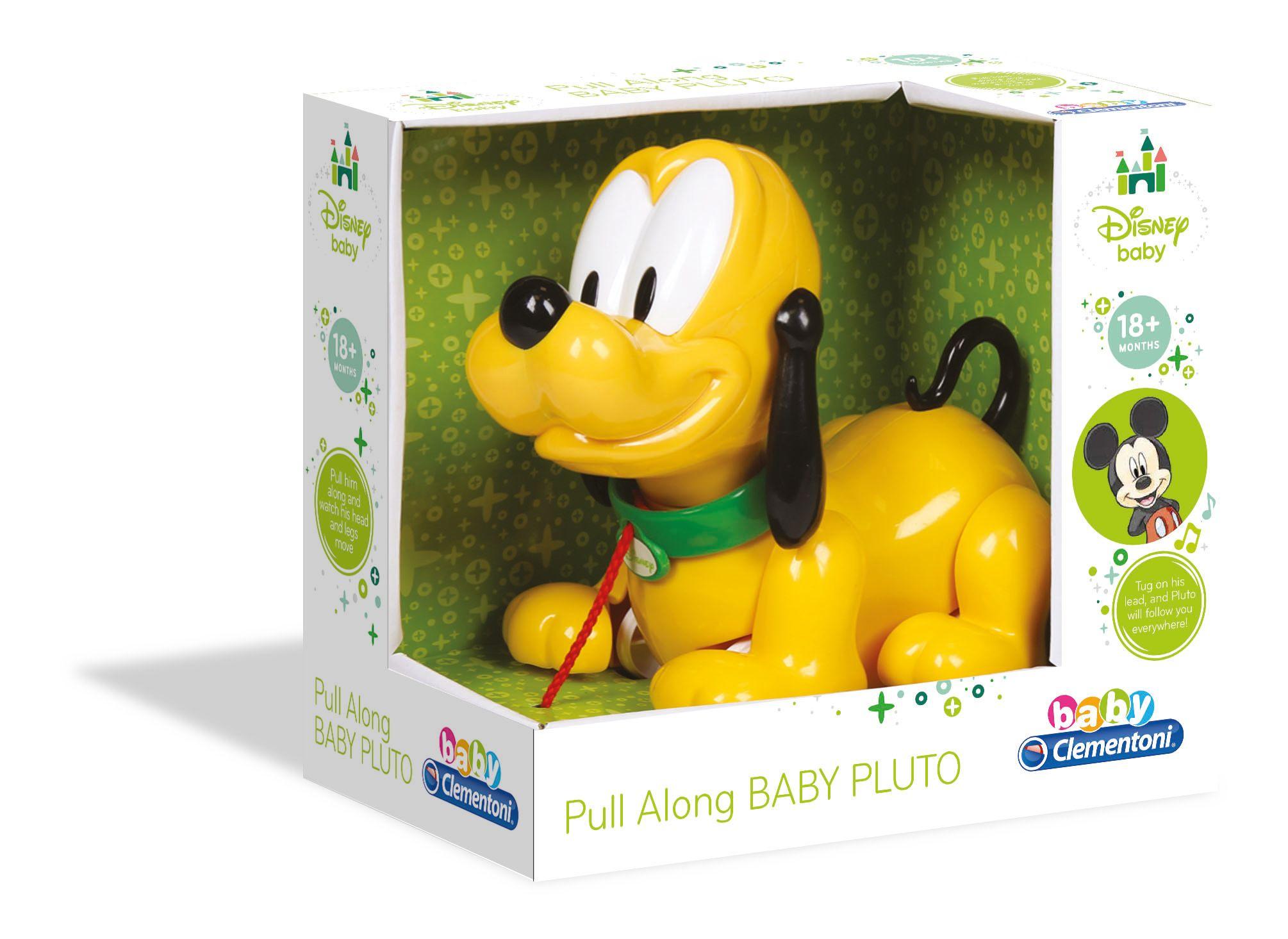 Clementoni - Disney Baby Pluto Pull Along Toy