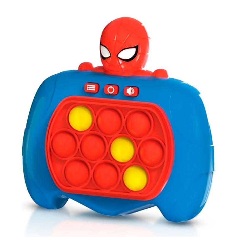 Quick Push Spider-Man Bop It Hand Held Electronic Toy