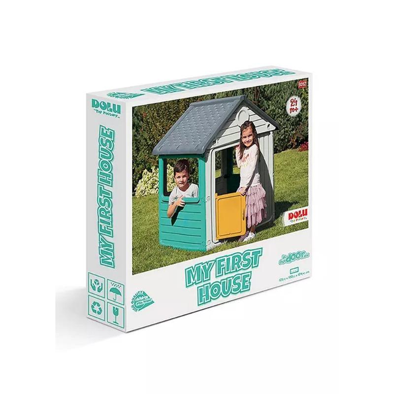 دولو - بيت اللعب ماي فيرست هاوس لون أبيض وأخضر