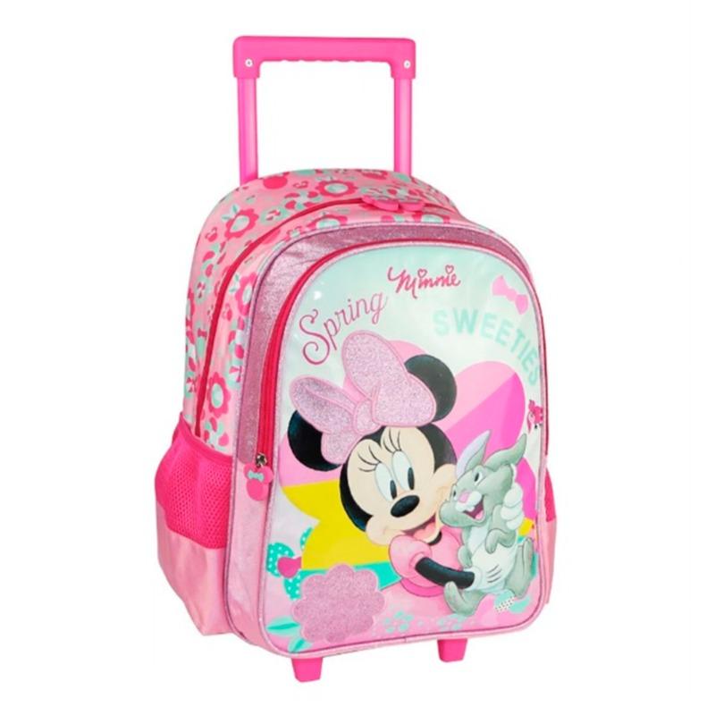 Disney Minnie Mouse Spring Sweeties Trolley Backpack 16 in