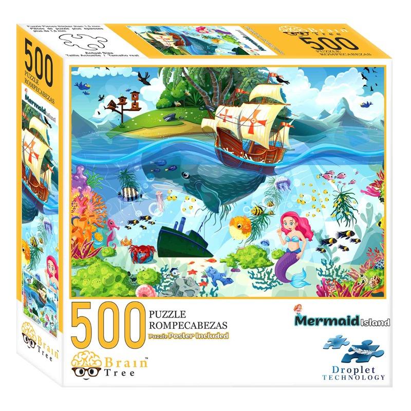 Brain Tree Mermaid Island Puzzle 500 Pcs