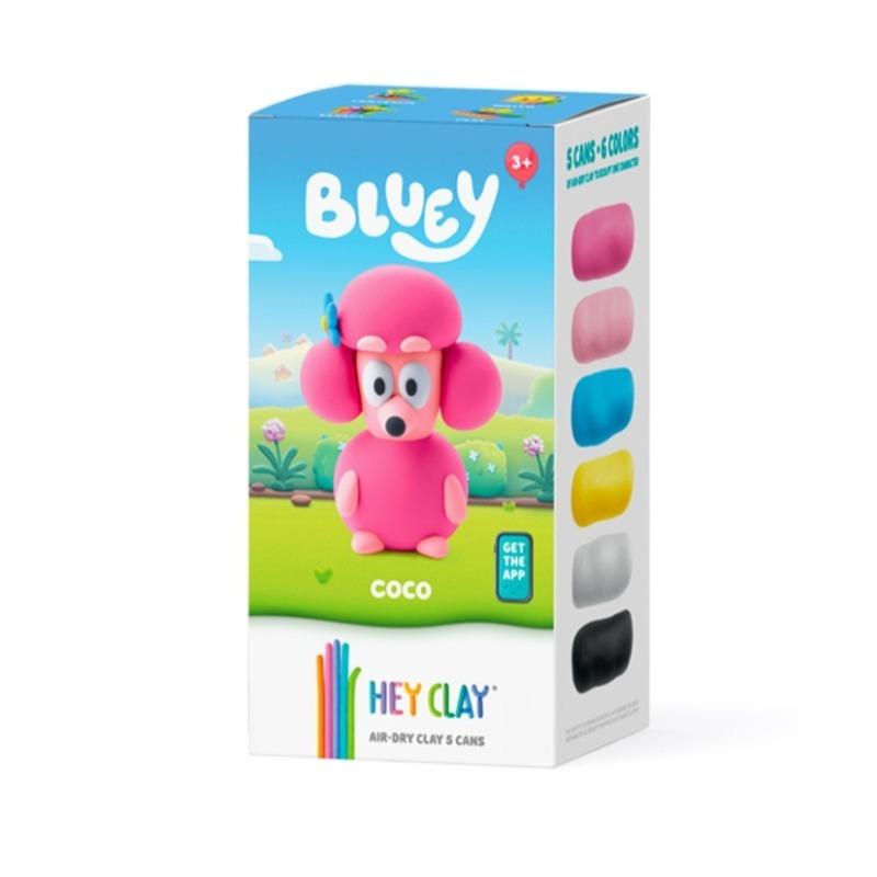 Hey Clay Cocomelon Colorful Modeling Air Clay - 5 Cans