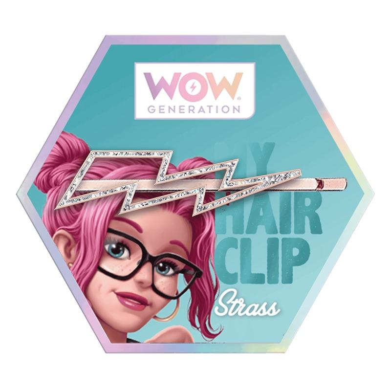 واو جينيريشن - دبوس شعر لامع مع كلمة أشكال متعددة