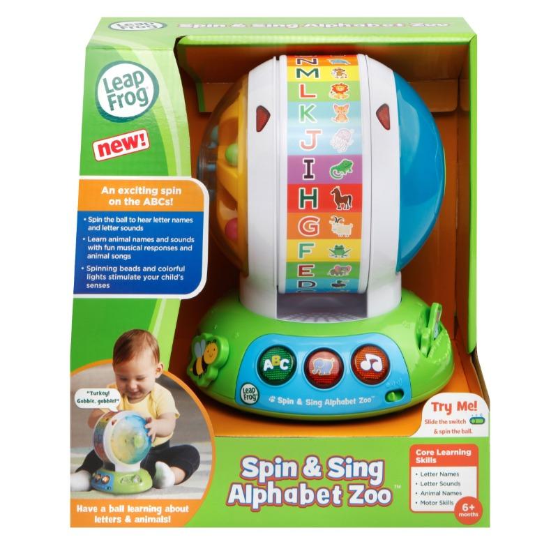 Leapfrog Spin And Sing Alphabet Zoo Sound Toy