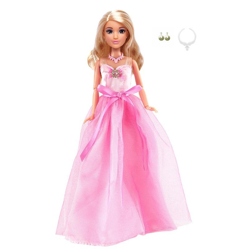 دميه ميرا فاشن بفستان كلاسيك الجمال الوردي