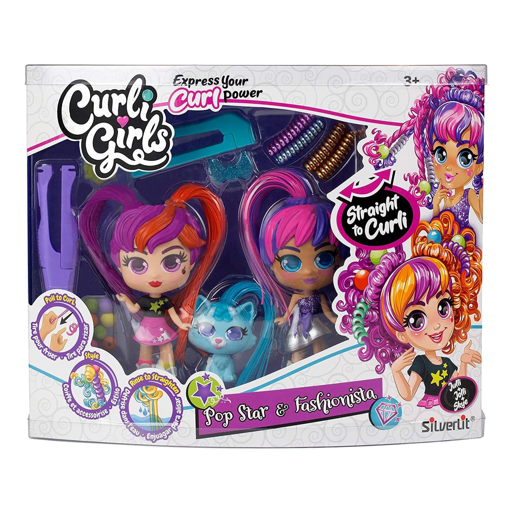 Curli Girls Pop Star And Fashionista Playset