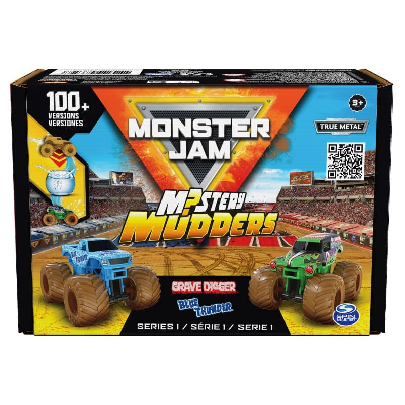 Monster Jam 1:64 Mystery Mudders 2-Pack