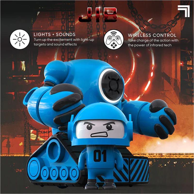 Sharper Image RC Ejecting Battle Robots Mecha Rivals Dual