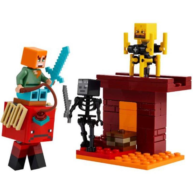 Lego Minecraft The Nether Lava Battle Gamer Toy For Kids 21266