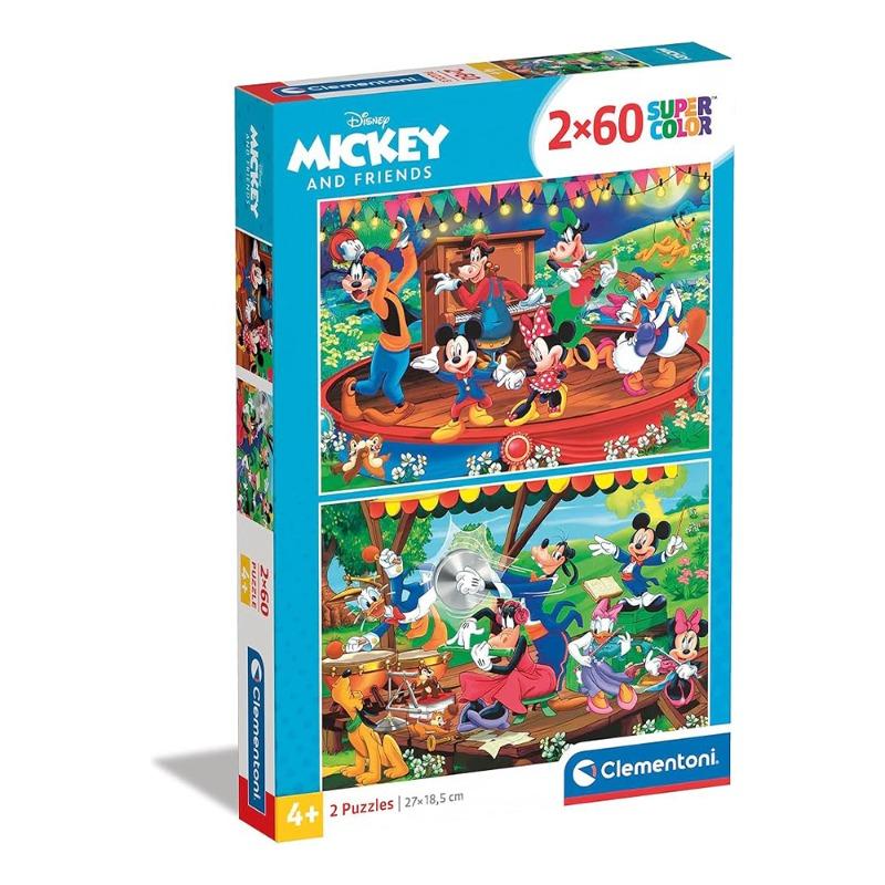 كليمنتوني - بازل ديزني ميكي وأصدقائه - 2 × 60 قطعة
