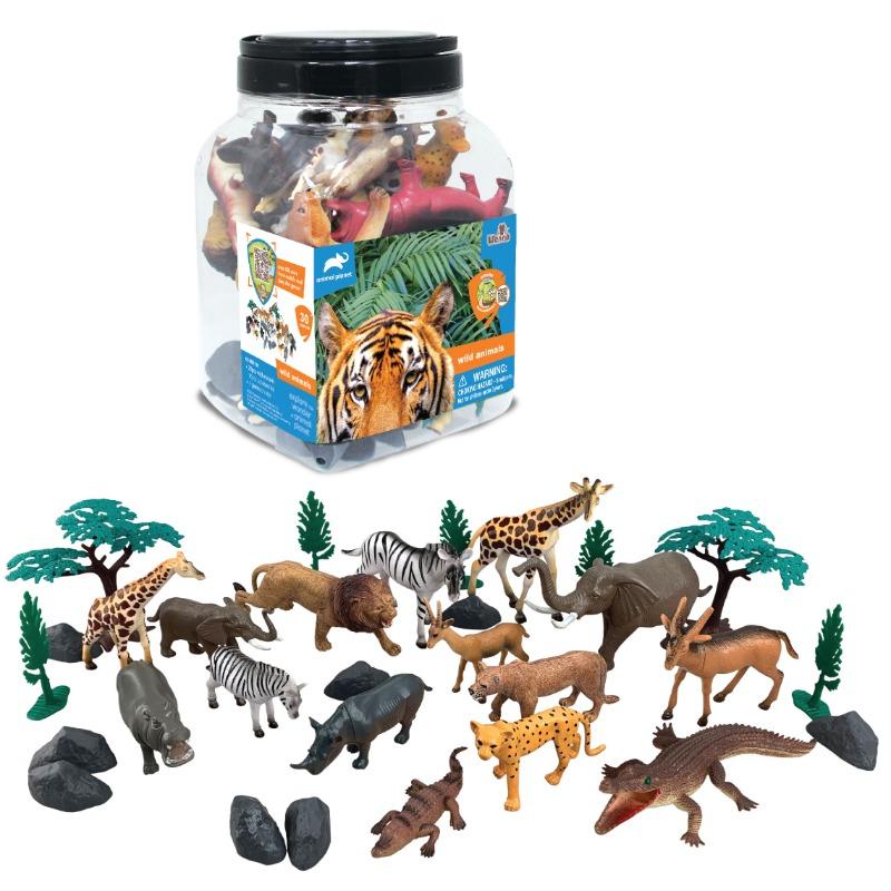 Wenno Wild Animal Toy - 30 Pcs