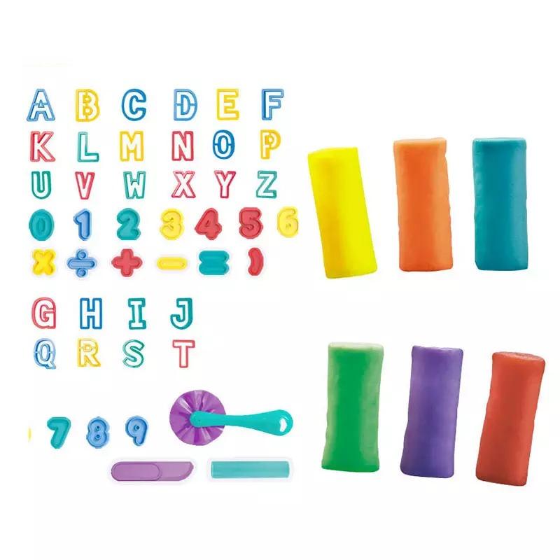 Mondel Letter And Numbers Color Dough