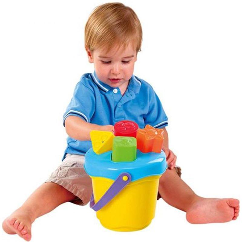 PlayGo Rainbow Cups And Shapes Bucket