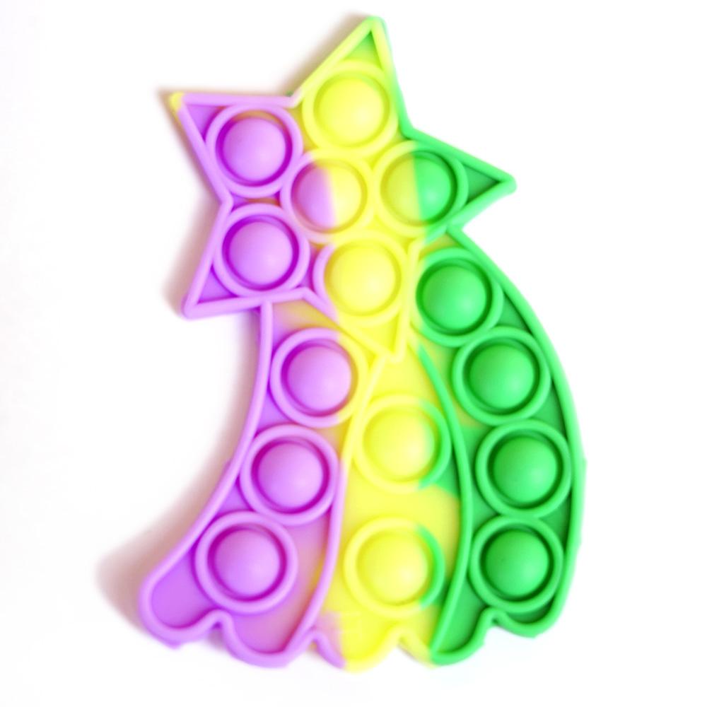 Pop It Fidget Stickers - Star 9 cm