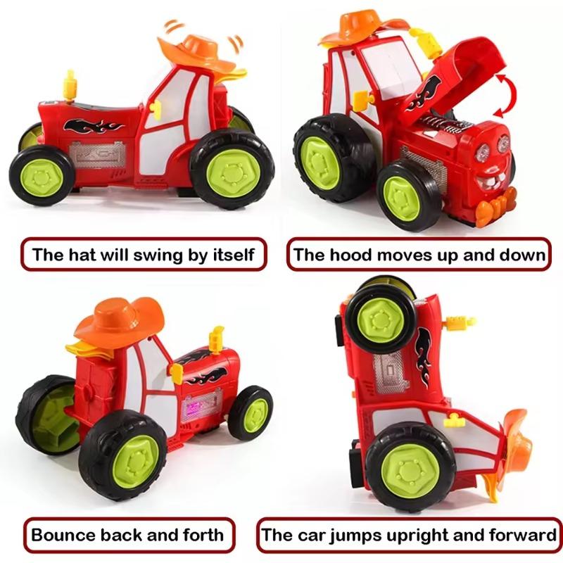 Rc Crazy Jumping Car - Red