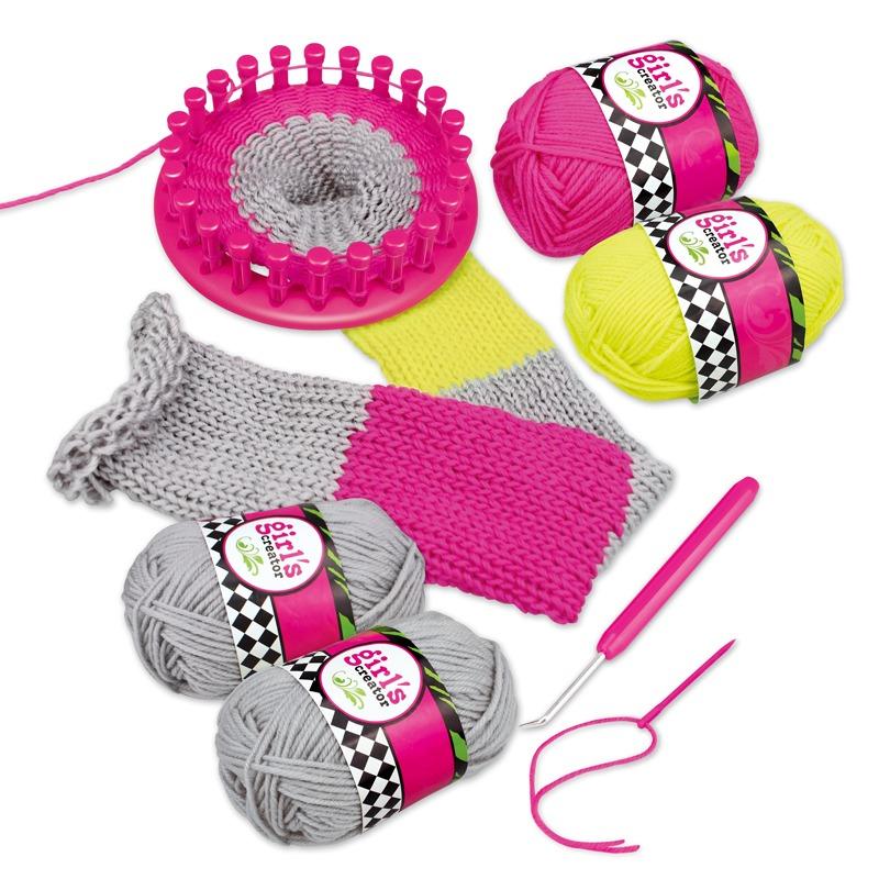 Girls Creator knitting Scarf