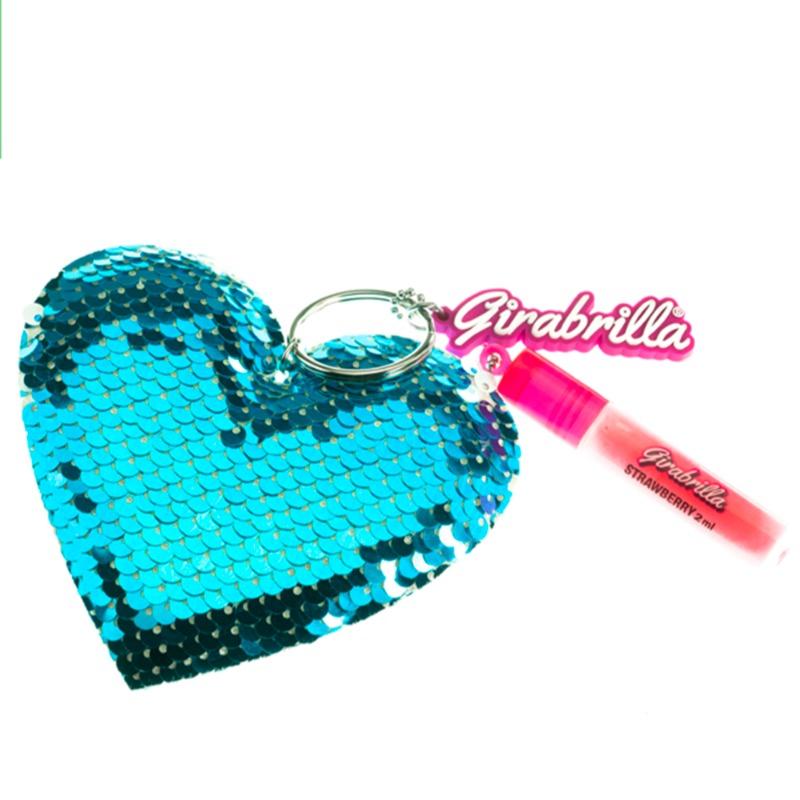 جيرابريلا - ميدالية مفاتيح وملمع الشفاة - برائحة الفواكة المنعشة