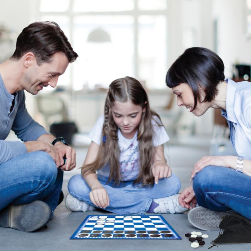 إمبسادور - مجموعة لعب جراب أند جو شطرنج و الداما 2 في 1