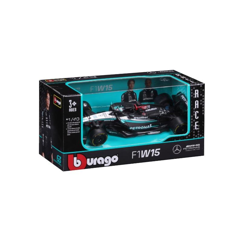 Bburago Mercedes AMG F1 W15 1 43 Die Cast Model Car
