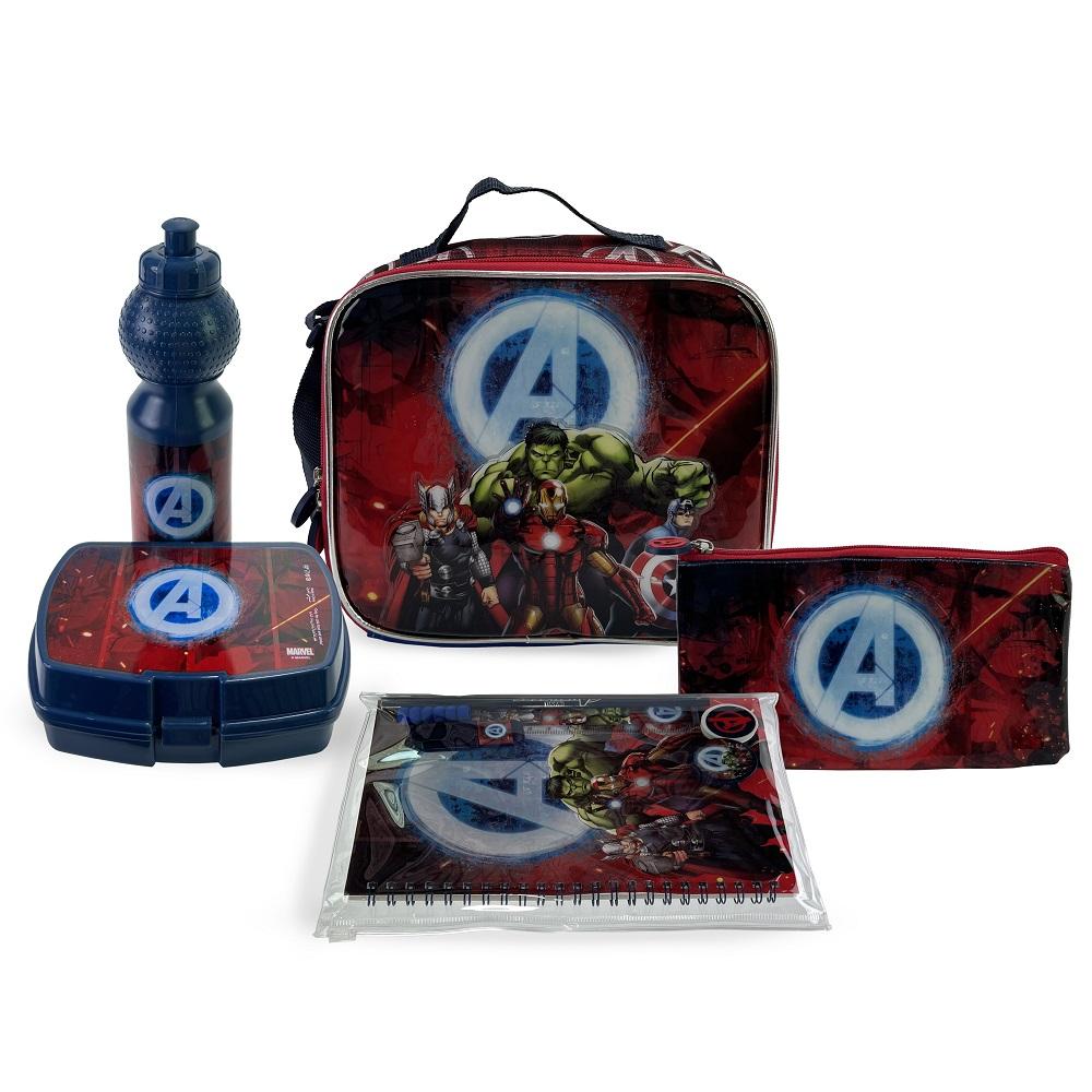 مارفل أفنجرز - المجموعة المدرسية بتصميم هالك 6 في 1