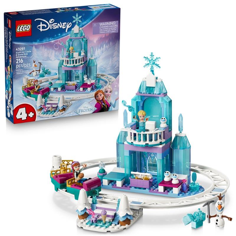 Lego Elsa'S Ice Castle & Snow Ride Adventure 216 Pieces