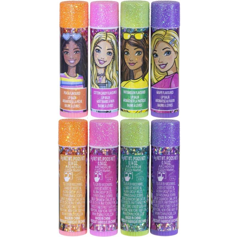 مجموعة بلسم الشفاه باربي – ٤ قطع مع عربة القطار