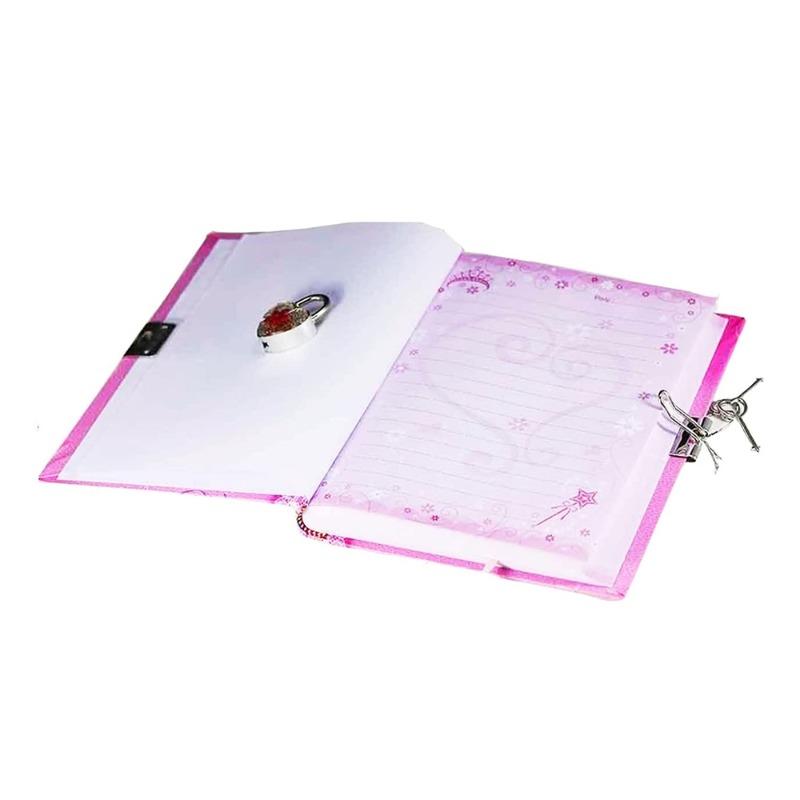 دفتر مذكرات مع قفل بشكل قلب - حورية