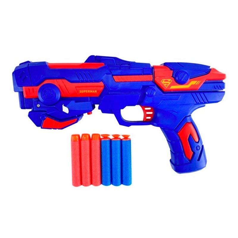 Warner Soft Dart Toy Gun With Light - Superman